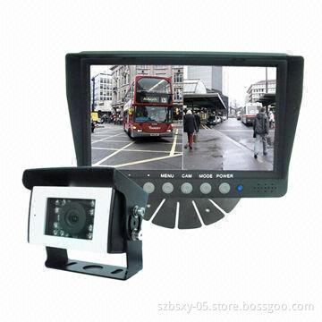 Car Reverse Camera System with 7-inch Monitor, Cameras for Farm Tractor